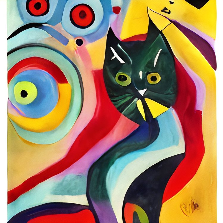 Lunar Ring AI – Kandinsky’s cat