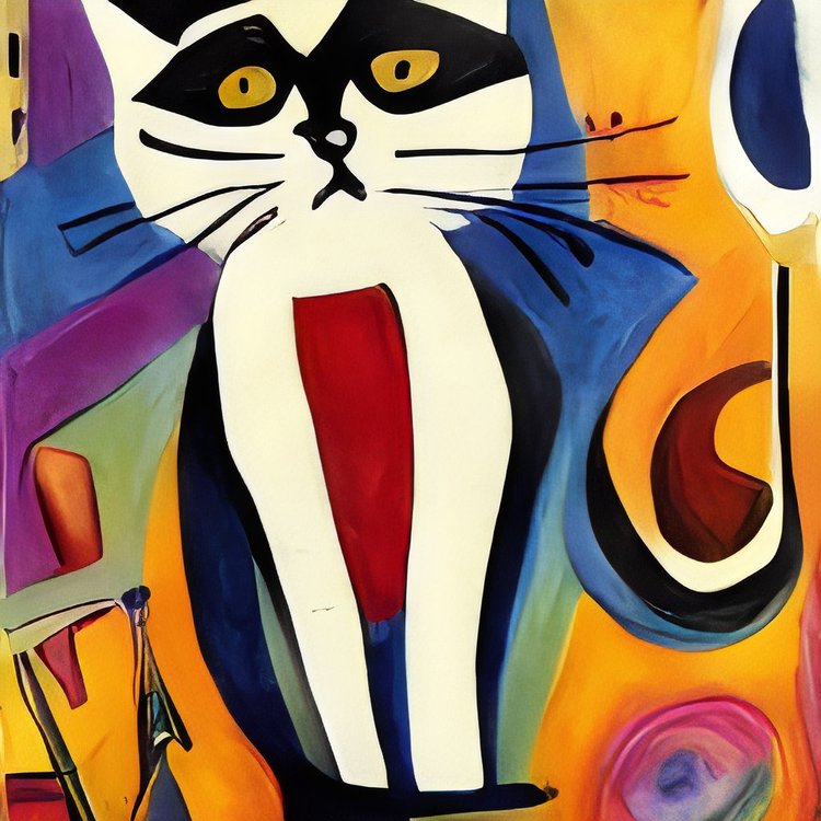 Lunar Ring AI – Kandinsky’s cat