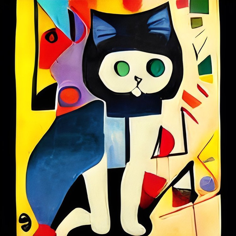 Lunar Ring AI – Kandinsky’s cat