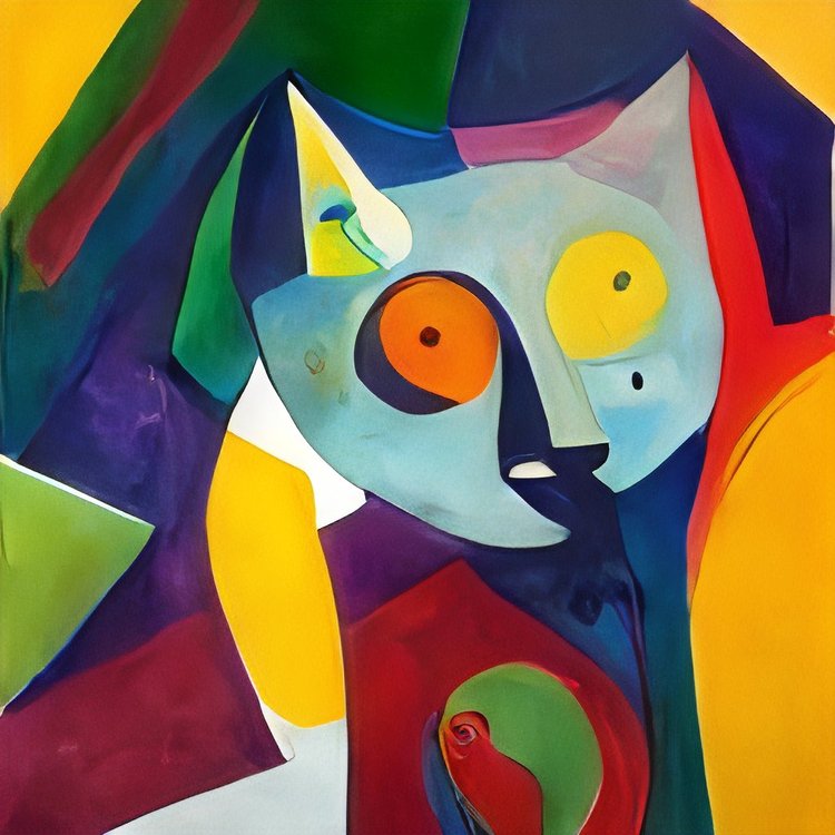 Lunar Ring AI – Kandinsky’s cat