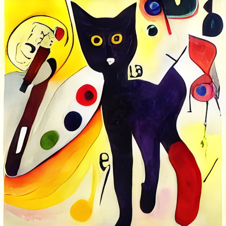 Lunar Ring AI – Kandinsky’s cat