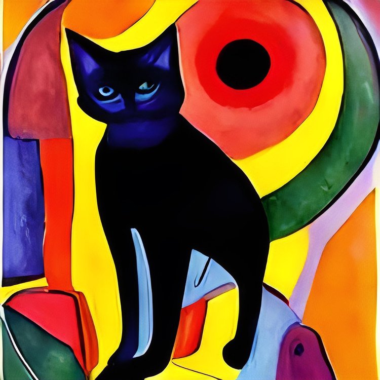 Lunar Ring AI – Kandinsky’s cat