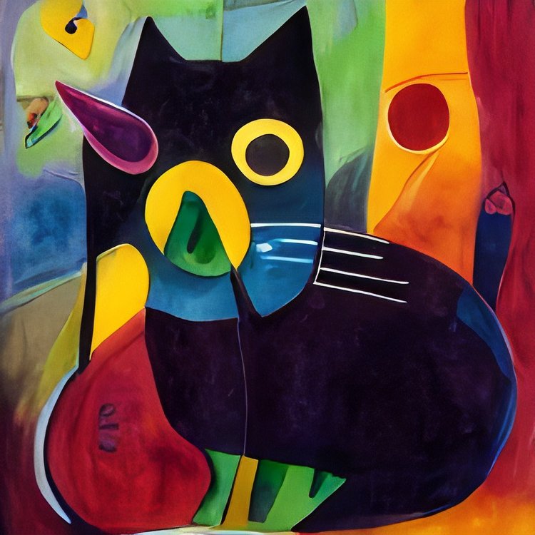 Lunar Ring AI – Kandinsky’s cat