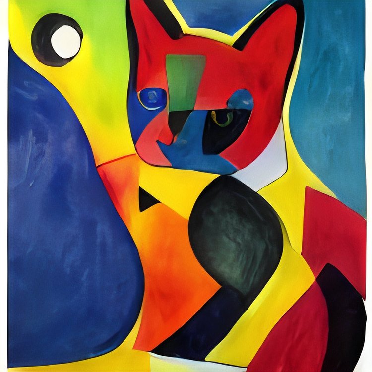 Lunar Ring AI – Kandinsky’s cat